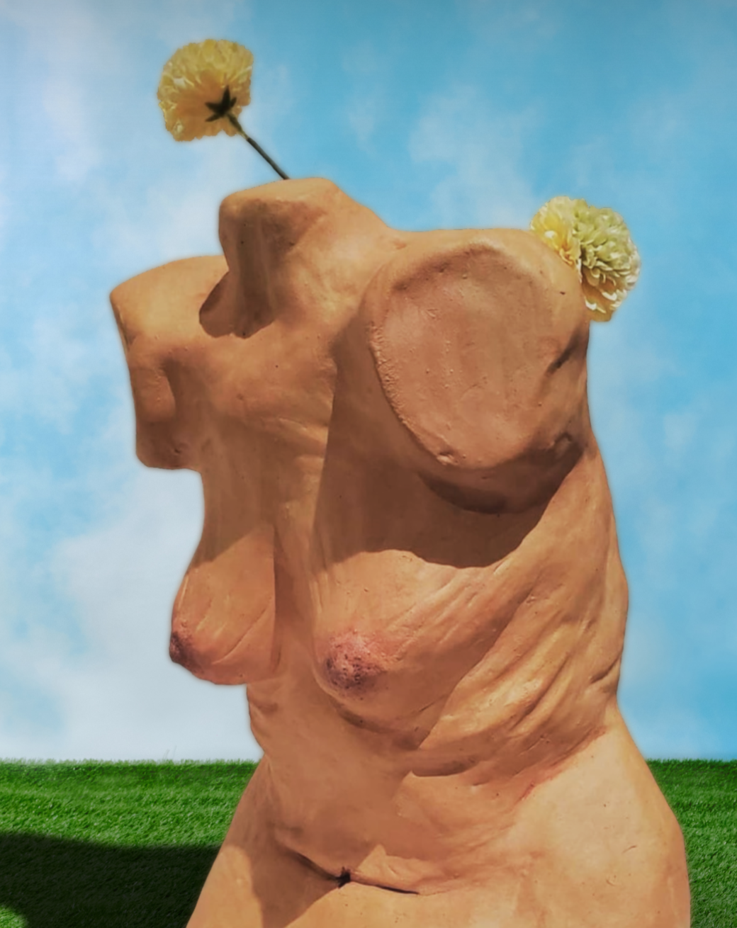"The Weight on My Shoulders" Sculpture