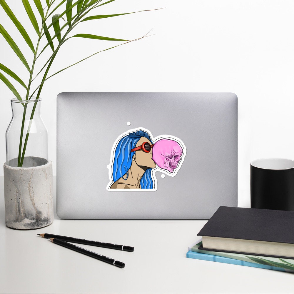 "Double Bubble Trouble" Sticker