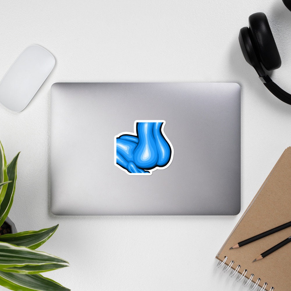 "Blue Nude " Sticker