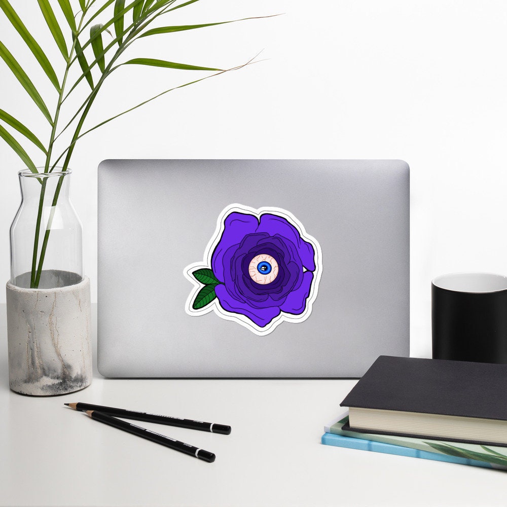 "Eyeball Rose" Sticker