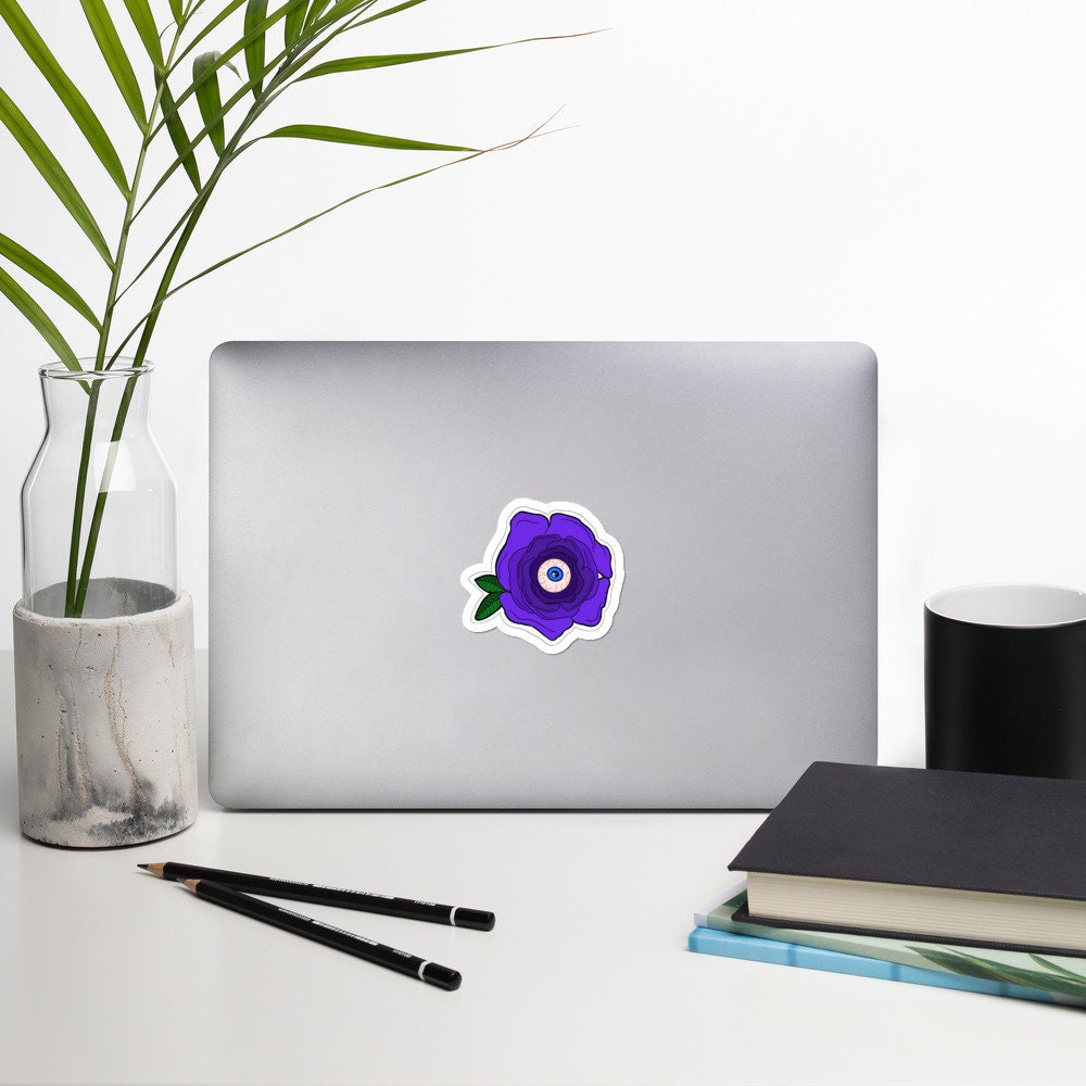 "Eyeball Rose" Sticker