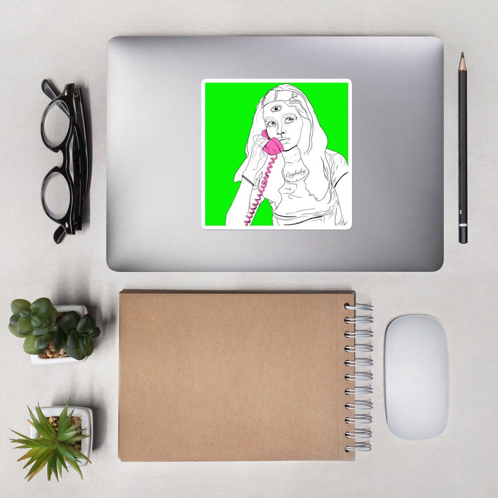 "Neon Cyclops" Sticker