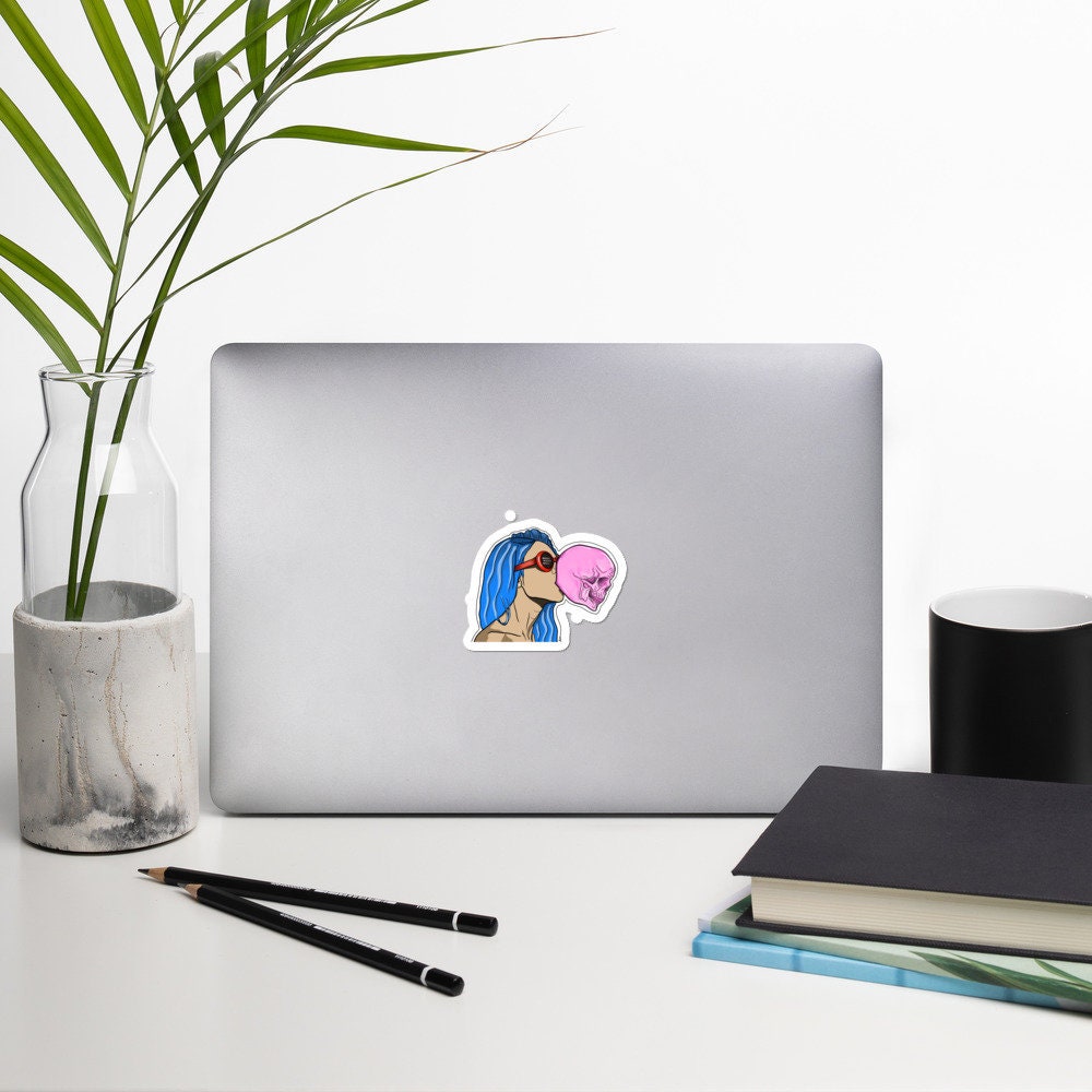 "Double Bubble Trouble" Sticker