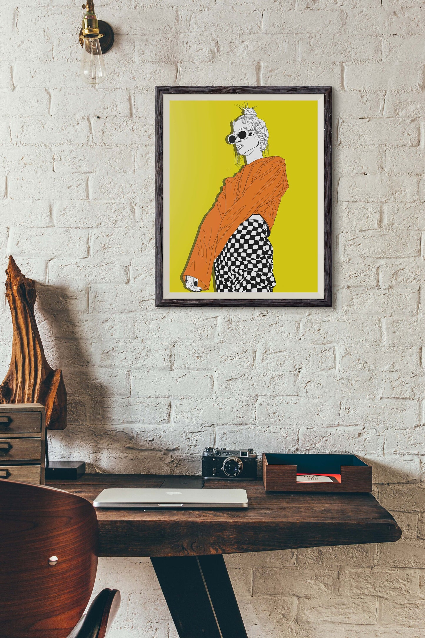 Orange Monster Downloadable Print