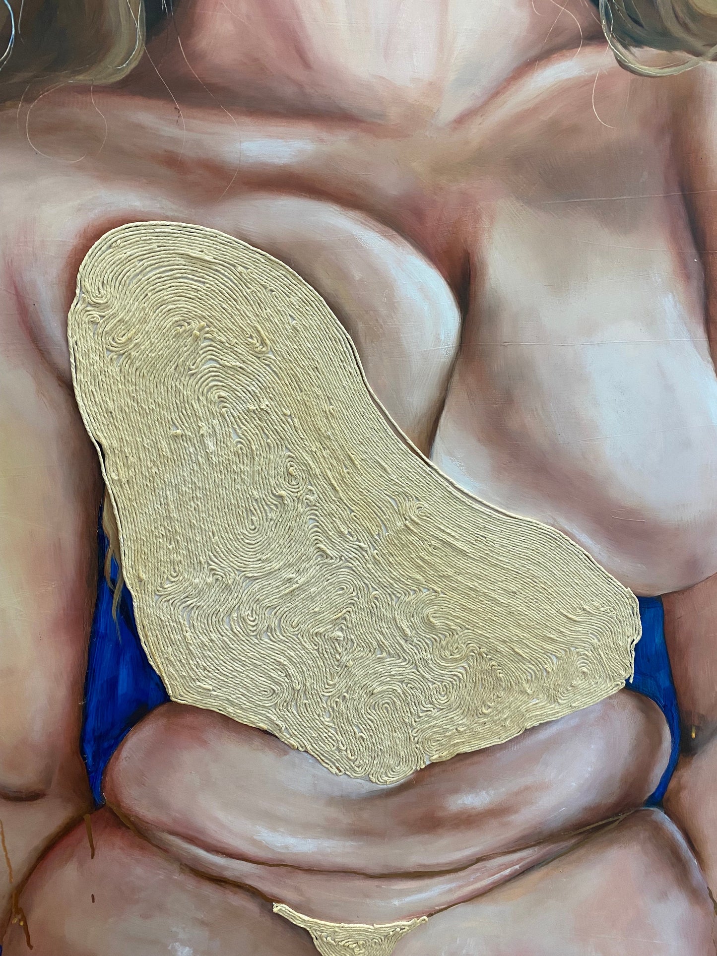 "Confinement" Mixed Media Painting