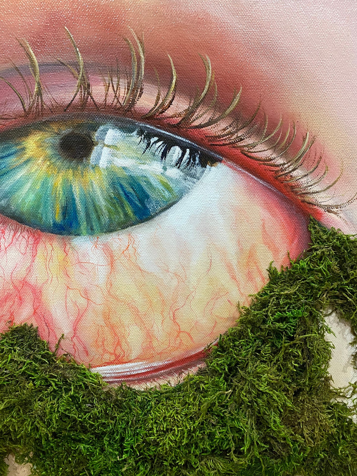 "Gaia's Orgasm" Mixed Media Painting