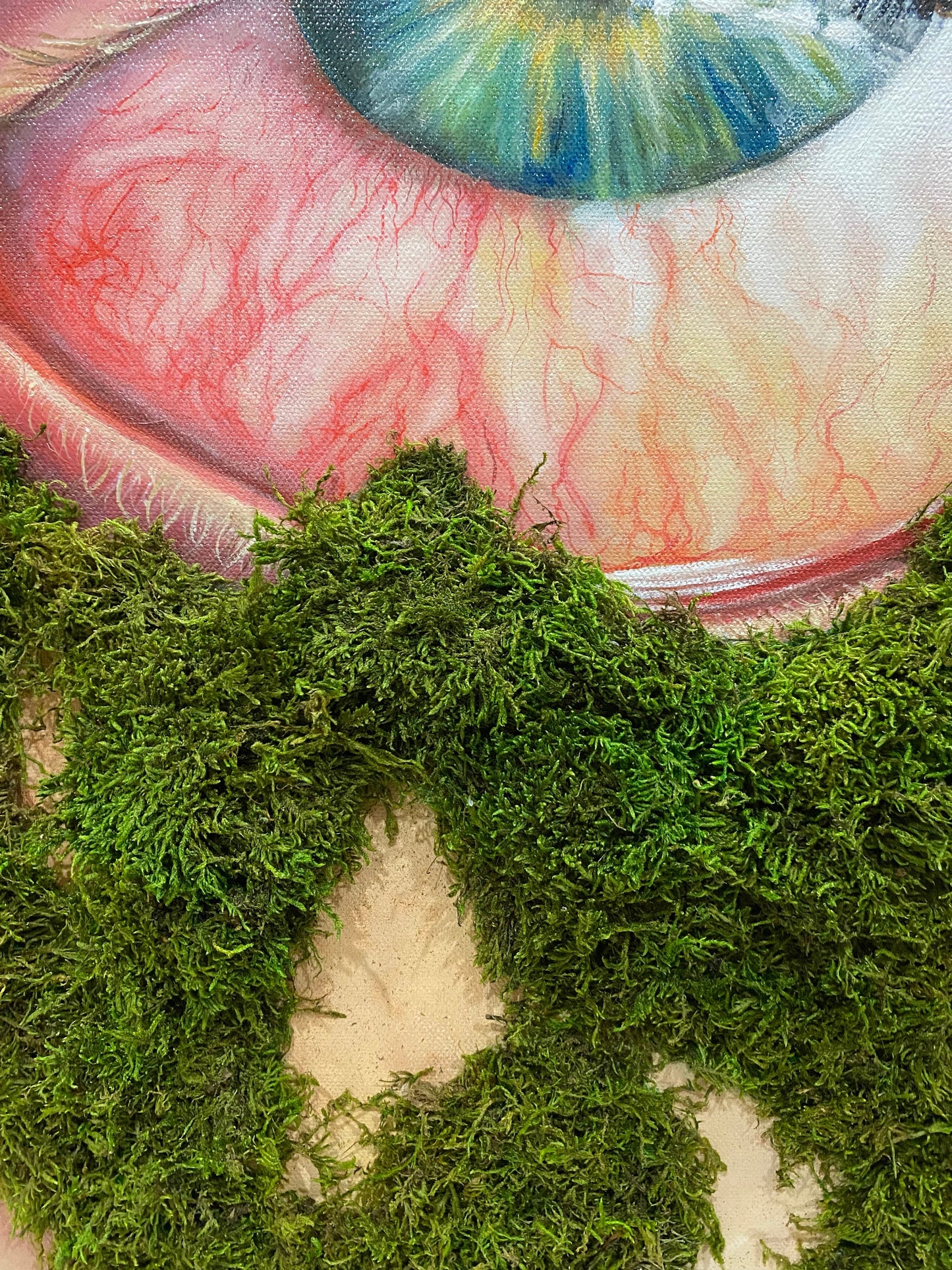 "Gaia's Orgasm" Mixed Media Painting