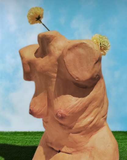 "The Weight on My Shoulders"  Sculpture