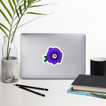 "Eyeball Rose" Sticker