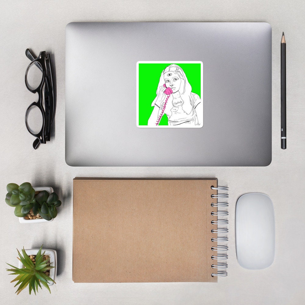 "Neon Cyclops" Sticker