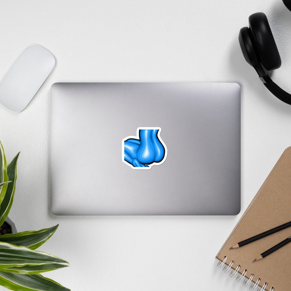 "Blue Nude " Sticker
