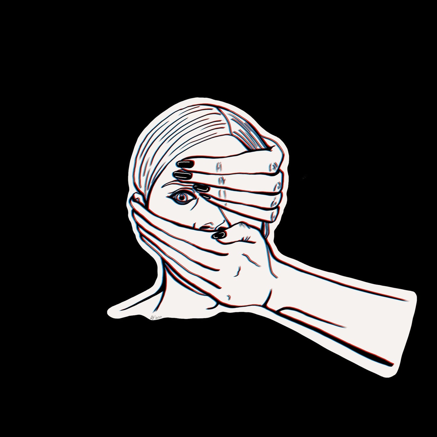 "Hear No Evil, See No Evil, Speak No Evil" Sticker