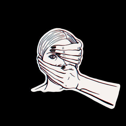 "Hear No Evil, See No Evil, Speak No Evil" Sticker
