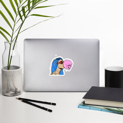 "Double Bubble Trouble" Sticker