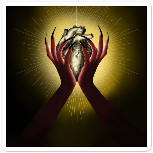 "Illuminated Heart" Sticker