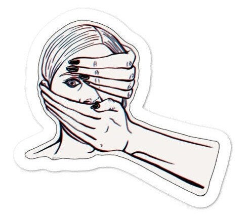 "Hear No Evil, See No Evil, Speak No Evil" Sticker