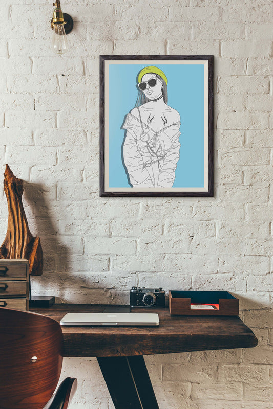 Blue Claw Downloadable Print