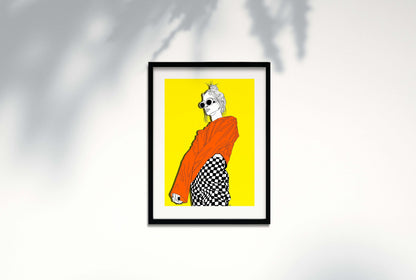 Orange Monster Downloadable Print