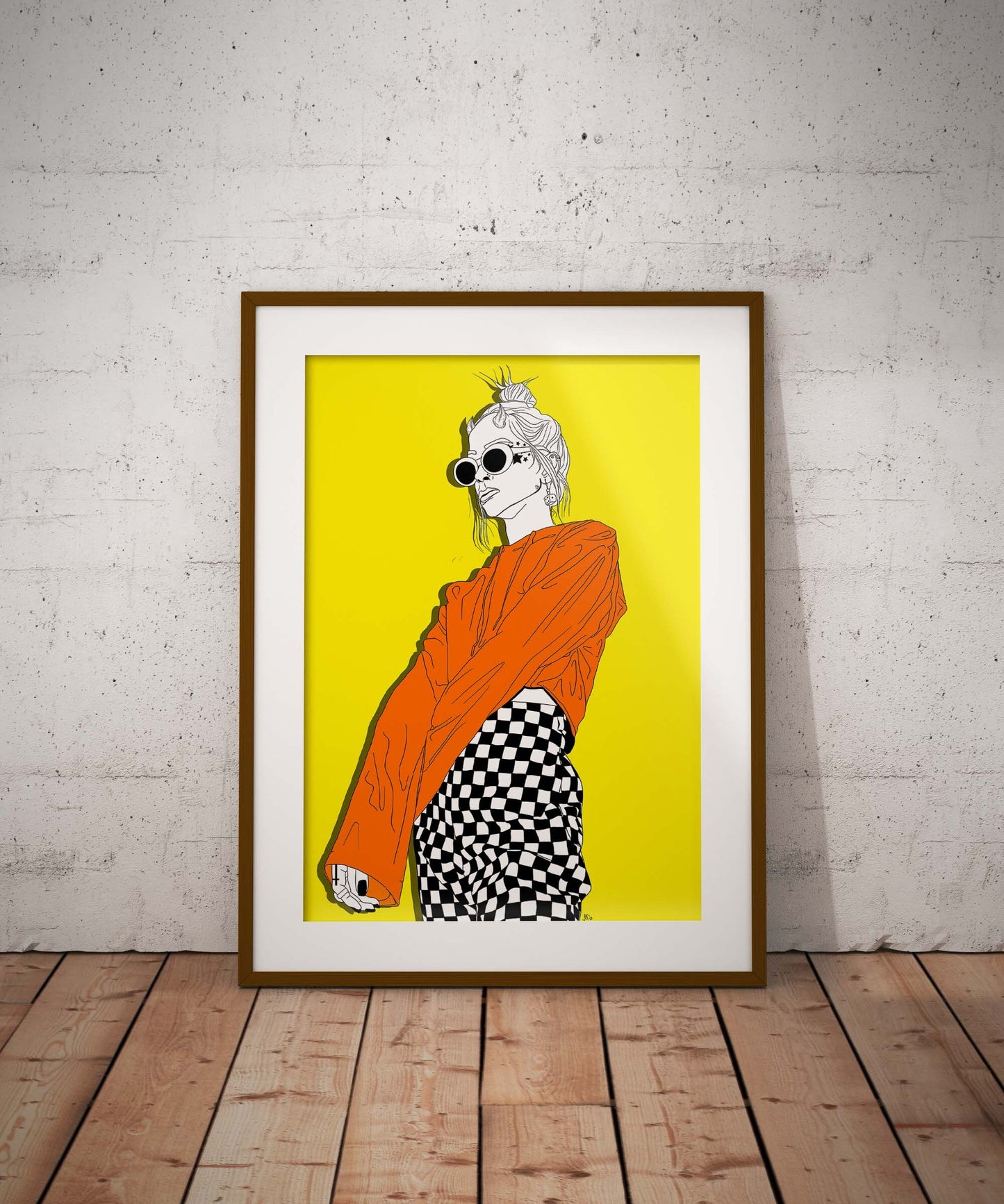 Orange Monster Downloadable Print