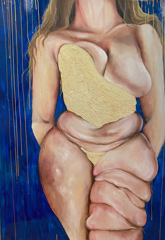 "Confinement" Mixed Media Painting