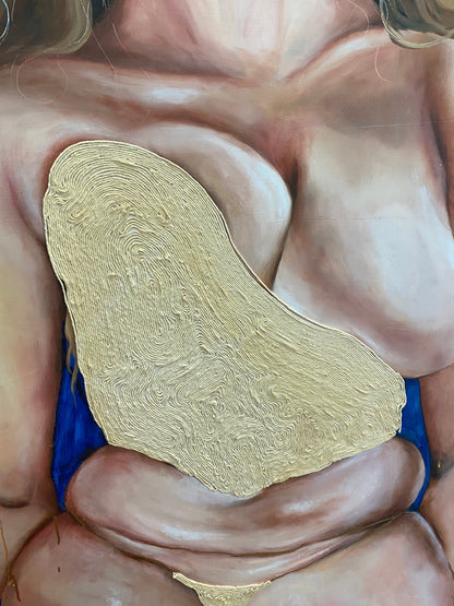 "Confinement" Mixed Media Painting
