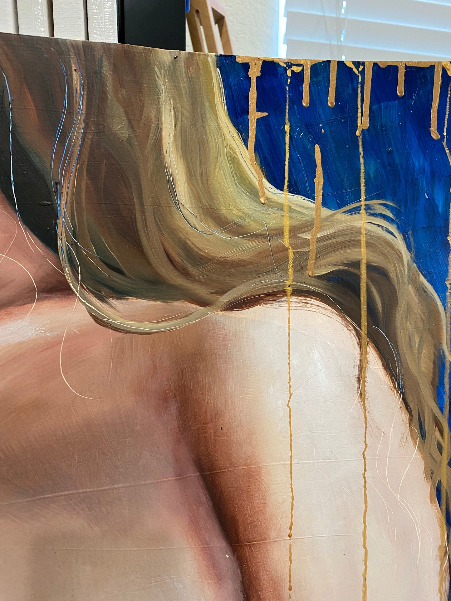 "Confinement" Mixed Media Painting
