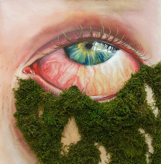 "Gaia's Orgasm" Mixed Media Painting